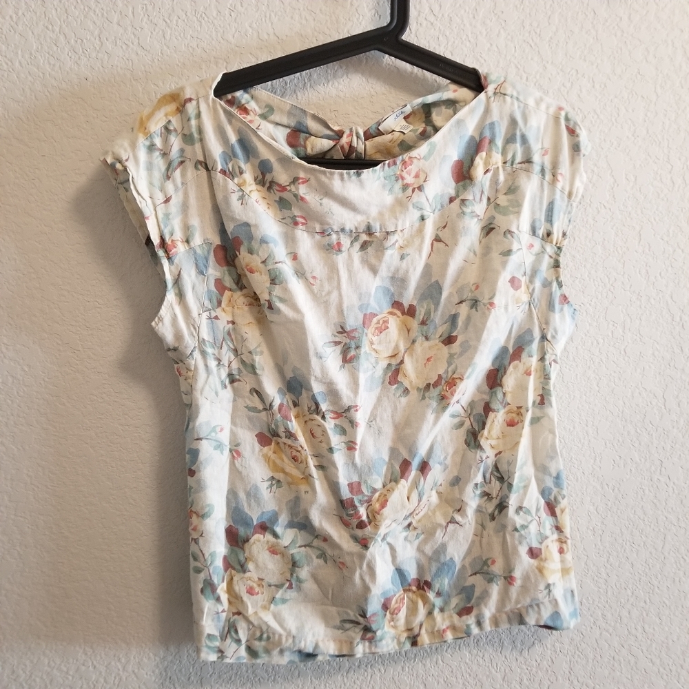 Vintage floral blouse